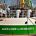 Die "Alexander von Humboldt II" im unterschiedlichen Licht und aus verschiedenen Perspektiven (4 x PiP)