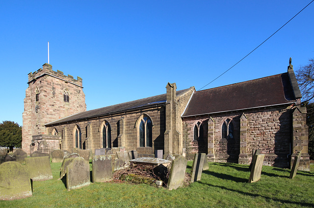 St Werburgh's Church, Kingsley, Staffordshire