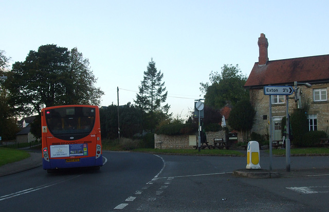 HTT: Centrebus 548 (MH07 HTC) (ex JB51 BUS, WW07 PSW) in Empingham - 26 Oct 2016 (DSCF5764)