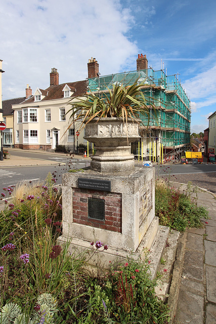 Former Font, Market Place, Bungay, Suffolk