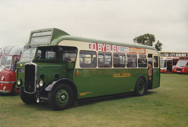 Former United Counties 200 (VV 5696) at Showbus, Duxford - 26 Sep 1993 (205-0)