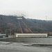 Hengsteysee, Blick zum alten Pumpspeicherkraftwerk Koepchenwerk (Hagen-Hengstey) / 3.03.2018