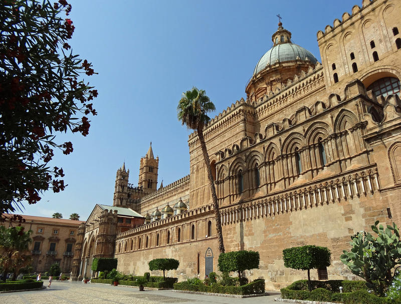 The magnificent Cathedral of Palermo, Sicily.