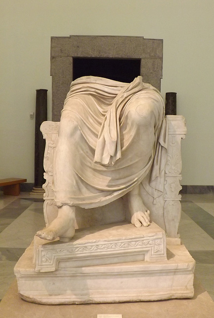 Jupiter Enthroned in the Naples Archaeological Museum, July 2012