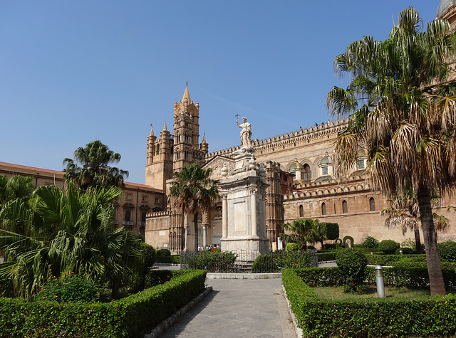 The magnificent Cathedral of Palermo, Sicily.