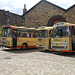 DSCF0736 Preserved Yelloway coaches at Bury Transport Museum - 5 Jul 2015