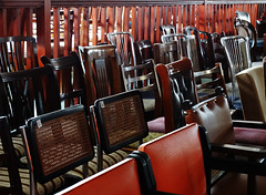 A Room Full Of Chairs at the Harbour Market, North Shieds