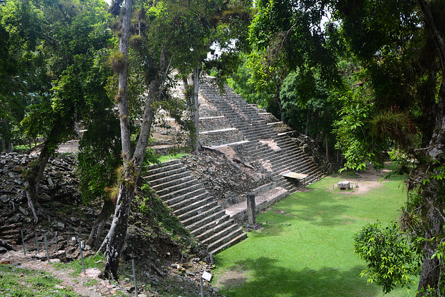 Honduras, Main Pyramid of Copan Ruinas