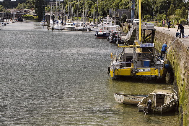 Le port de plaisance.
