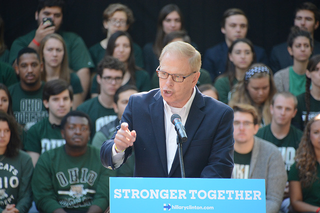 A candidate for senate, trailing in the polls, was heckled