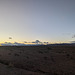 Moroccan's sunset on a desert road.