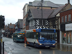 DSCF9603 Stagecoach in Chester PX06 DVU) and Arriva Cymru CX56 CFA