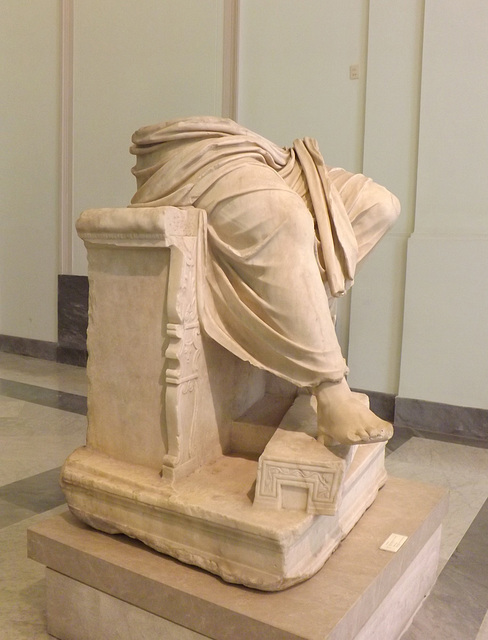 Jupiter Enthroned in the Naples Archaeological Museum, July 2012