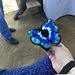 Crocheted butterfly