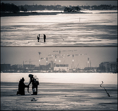 ice fishing