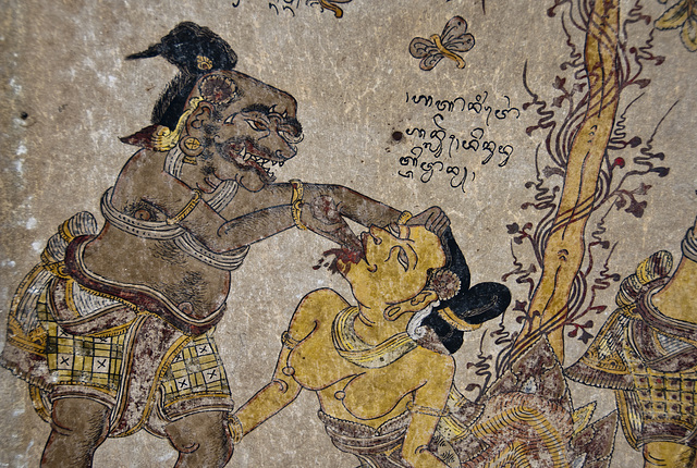 Puri Klungkung - Wayang painting