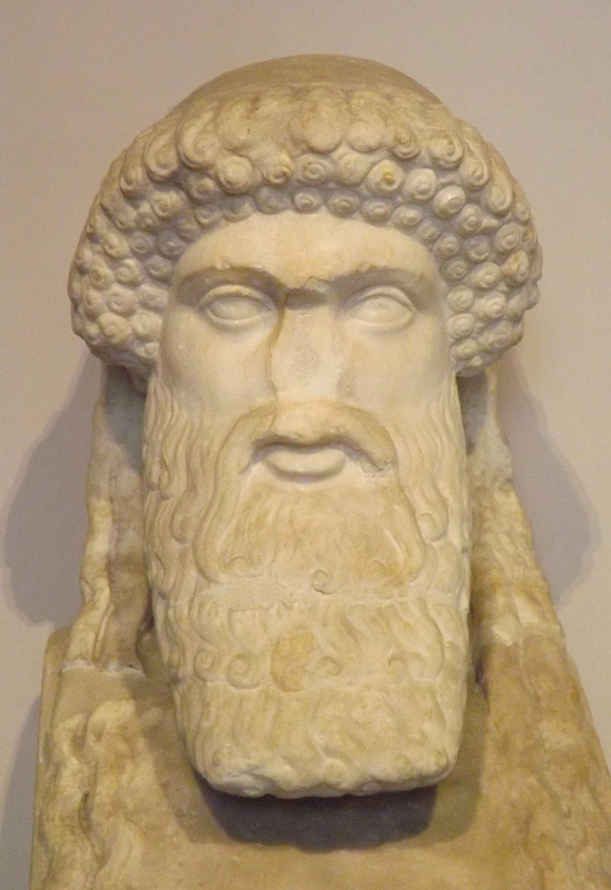 Detail of a Herm in the Palazzo Altemps, June 2012