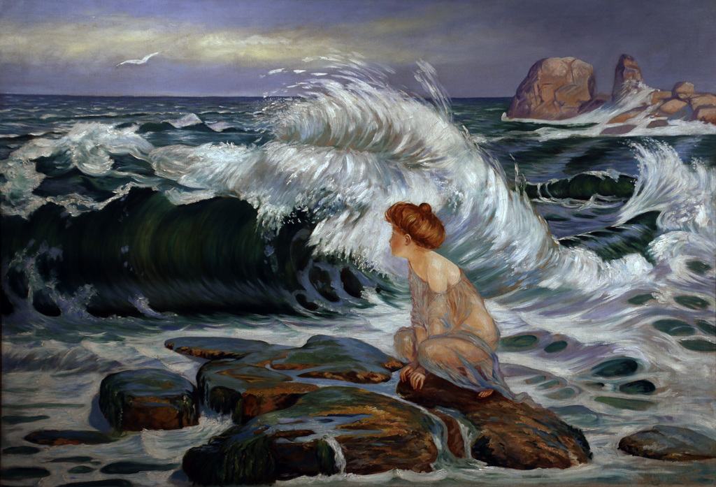 La vague . Du peintre tchèque  Frantisek Kupka