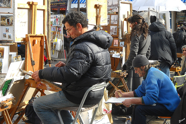 Place des Tertres -Paris