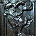 chelsea old church, london (103) flemish mannerist figure, perhaps late c16 st barbara