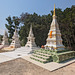 Buddhist monks' graveyard / Begraafplaats voor boeddhistische monniken