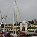 Durchblick im Hafen von Rhodos