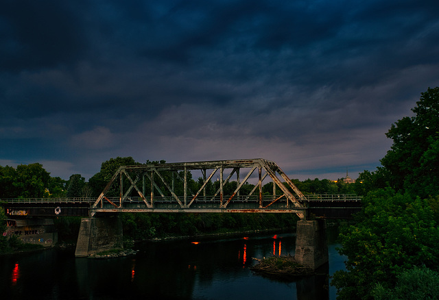 CAL 4612  pont soir 3 - 13X19