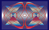 fractal into horizontal lines polar coords oval plus red white & blue