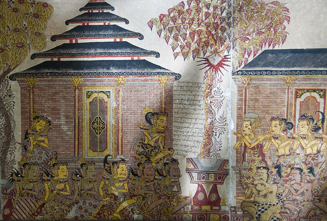 Puri Klungkung - Wayang painting