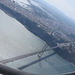 Volant amb la TAP sobre el Ponte 25 d'Abril-Lisboa