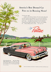 Pontiac 860 Automobile Ad, 1956