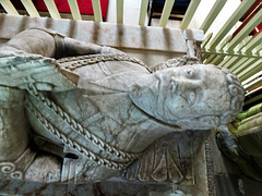 breedon on the hill church, leicestershire ,c16 tomb of john shirley c.1585 by the roileys