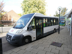 A2B Travel Group YX61 BHE in Newmarket - 11 Oct 2022 (P1130732)