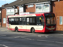 A2B Travel Group MX12 JXD in Newmarket - 11 Oct 2022 (P1130733)