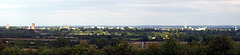 Cambridge skyline from Coton 2014-08-16
