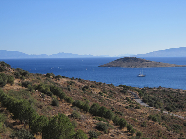 View of the bay of Ortakent