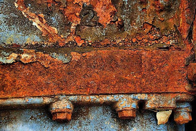 Old Rusted Boats Engine