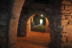 Cellier et glacière (XIIIe s.) de l'abbaye Notre-Dame du Val