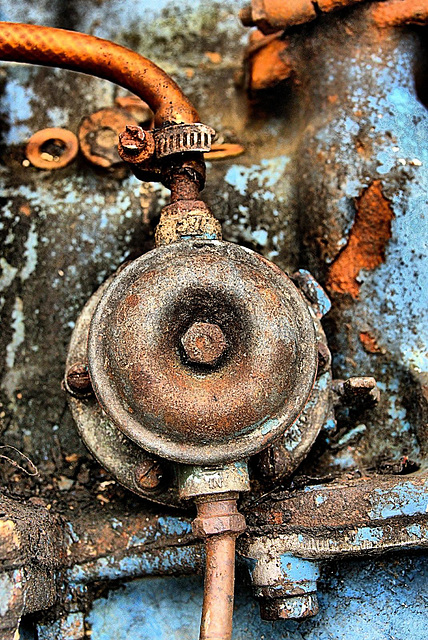 Old Rusted Boats Engine