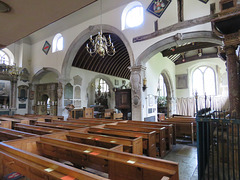chelsea old church, london (95) c13 chancel, c14 chapels, nave and tower rebuilt 1667-74. much of the north ern and western parts of the building were flattened by bombing in wwii and have been rebuilt