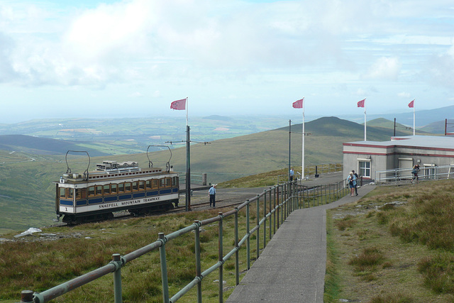 On Snaefell Summit