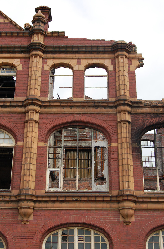 Fire Damaged, Co-Op Wholesale Society Factory, Belmont Row, Birmingham, West Midlands