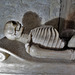 breedon on the hill church, leicestershire (100)skeleton under tomb of george shirley +1588, made by the roileys of burton on trent