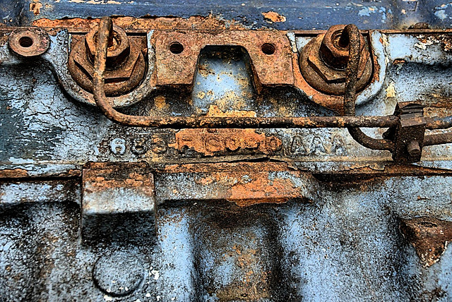 Old Rusted Boats Engine