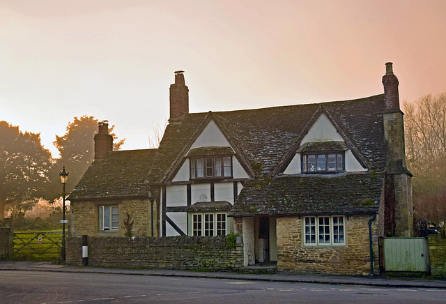 Twilight at Lacock.