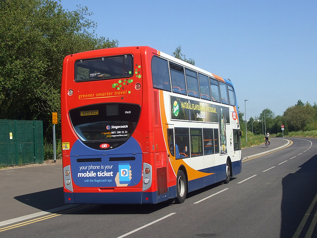 DSCF2926 Stagecoach East (Cambus) 19610 (AE10 BXZ) at Cambridge North Station - 29 Jun 2018