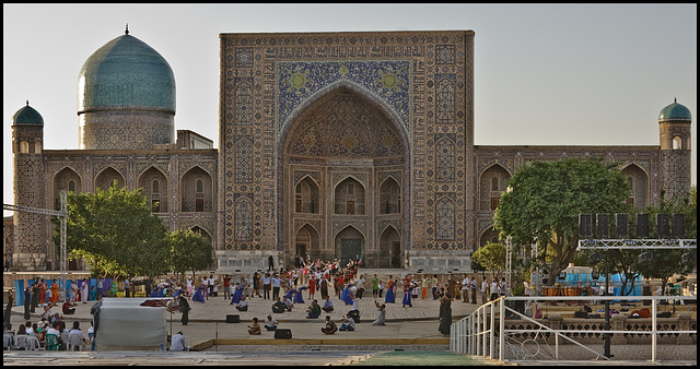 Mosque complex, and rehearsals