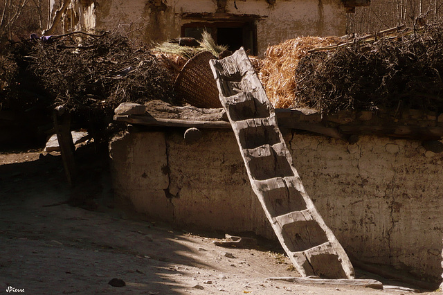 Habitation au Mustang (Népal)