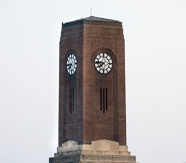 Clock on the Seacombe Ferry Terminal