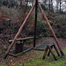 Nachgebauter Dreibaum der ehem. Kleinzeche Lina (Witten-Bommern) / 10.12.2024 Nachgebauter Dreibaum der ehem. Kleinzeche Lina (Witten-Bommern) / 10.12.2024